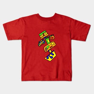 Bright Duck Totem Kids T-Shirt